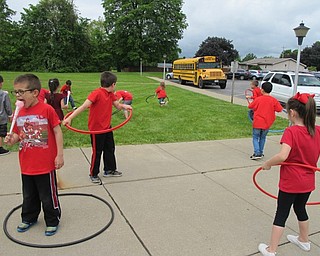 Neighbors | Alexis Bartolomucci.Kindergarten students at Robinwood Lane Elementary ate cotton candy and played with hula hoops to celebrate the end of the year with a fun day.