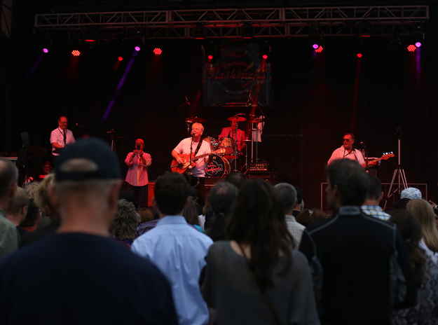 The Fabulous Flashbacks perform in Central Square, Friday, July 7, 2017 in downtown Youngstown...(Nikos Frazier | The Vindicator)