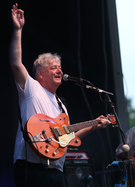The Fabulous Flashbacks perform in Central Square, Friday, July 7, 2017 in downtown Youngstown...(Nikos Frazier | The Vindicator)