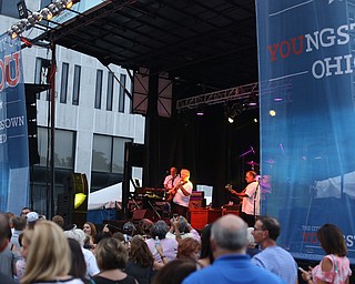 The Fabulous Flashbacks perform in Central Square, Friday, July 7, 2017 in downtown Youngstown...(Nikos Frazier | The Vindicator)