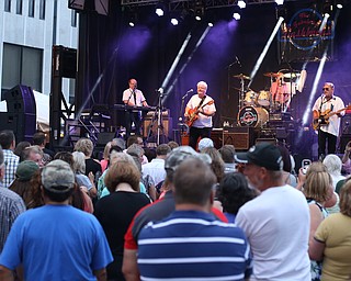 The Fabulous Flashbacks perform in Central Square, Friday, July 7, 2017 in downtown Youngstown...(Nikos Frazier | The Vindicator)