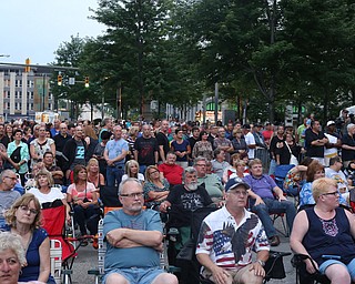 The Fabulous Flashbacks perform in Central Square, Friday, July 7, 2017 in downtown Youngstown...(Nikos Frazier | The Vindicator)