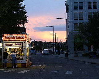 The Fabulous Flashbacks perform in Central Square, Friday, July 7, 2017 in downtown Youngstown...(Nikos Frazier | The Vindicator)