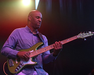 Alex Bugnon performs during the Youngstown Jazz and Wine Fest, Saturday, July 8, 2017 in Central Square in downtown Youngstown...(Nikos Frazier | The Vindicator)