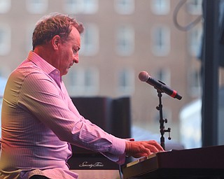 Alex Bugnon performs during the Youngstown Jazz and Wine Fest, Saturday, July 8, 2017 in Central Square in downtown Youngstown...(Nikos Frazier | The Vindicator)