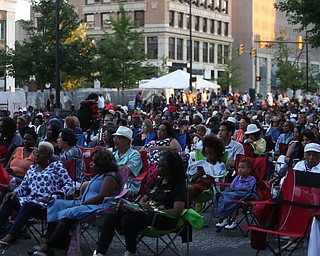 Alex Bugnon performs during the Youngstown Jazz and Wine Fest, Saturday, July 8, 2017 in Central Square in downtown Youngstown...(Nikos Frazier | The Vindicator)