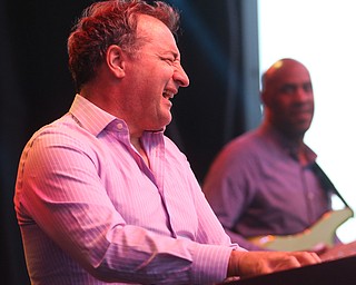 Alex Bugnon performs during the Youngstown Jazz and Wine Fest, Saturday, July 8, 2017 in Central Square in downtown Youngstown...(Nikos Frazier | The Vindicator)