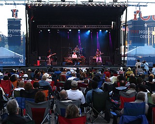 Alex Bugnon performs during the Youngstown Jazz and Wine Fest, Saturday, July 8, 2017 in Central Square in downtown Youngstown...(Nikos Frazier | The Vindicator)