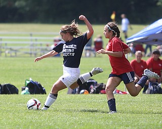 Niles v West Geauga during the 9th annual Cardinal Classic soccer at Canfield High School, Saturday, July 8, 2017 in Canfield...(Nikos Frazier | The Vindicator)