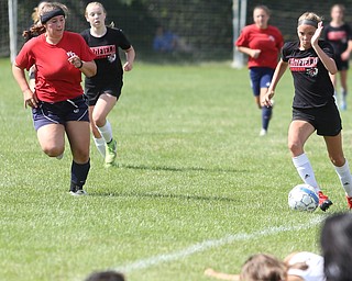 Canfield v West Geauga during the 9th annual Cardinal Classic soccer at Canfield High School, Saturday, July 8, 2017 in Canfield...(Nikos Frazier | The Vindicator)