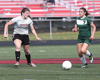 Lexi Berry(7) West Branch v Hickory during the 9th annual Cardinal Classic soccer at Canfield High School, Saturday, July 8, 2017 in Canfield...(Nikos Frazier | The Vindicator)