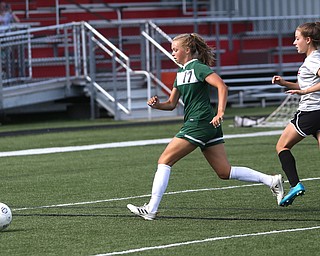 Ali Schroeder(17) .West Branch v Hickory during the 9th annual Cardinal Classic soccer at Canfield High School, Saturday, July 8, 2017 in Canfield...(Nikos Frazier | The Vindicator)