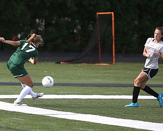 Ali Schroeder(17) .West Branch v Hickory during the 9th annual Cardinal Classic soccer at Canfield High School, Saturday, July 8, 2017 in Canfield...(Nikos Frazier | The Vindicator)
