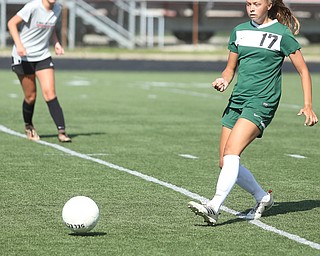 Ali Schroeder(17) .West Branch v Hickory during the 9th annual Cardinal Classic soccer at Canfield High School, Saturday, July 8, 2017 in Canfield...(Nikos Frazier | The Vindicator)