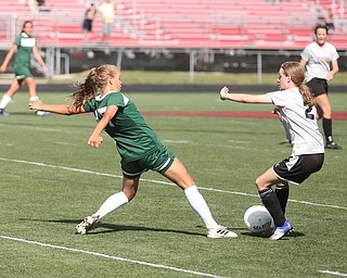 Ali Schroeder(17) .West Branch v Hickory during the 9th annual Cardinal Classic soccer at Canfield High School, Saturday, July 8, 2017 in Canfield...(Nikos Frazier | The Vindicator)