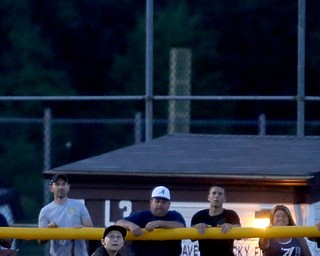 Canfield left fielder Michael Patellis (22) runs to catch the ball in the third inning against Canfield/Poland, Sunday, July 9, 2017, at Fields of Dreams in Boardman. Canfield won 11-0...(Nikos Frazier | The Vindicator)..
