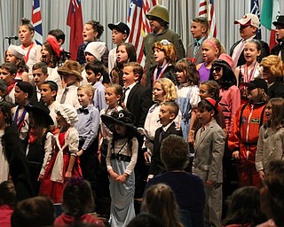 Neighbors | Abby Slanker.Hilltop Elementary School third-grade students sang patriotic songs during the school’s annual Famous Americans program on June 1.