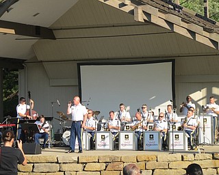 Neighbors | Alexis Bartolomucci.The Jazz Ambassadors performed for the guests who came to the Family Night in the Park on July 8 at Boardman Park.
