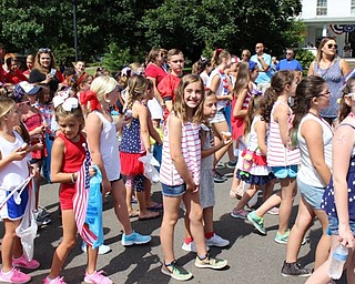 Neighbors | Abby Slanker.Canfield Little Cardinals Cheerleaders marched, and cheered along the way, in the annual Canfield Fourth of July Parade.