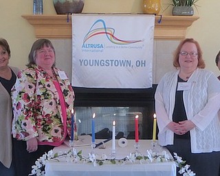 The Altrusa Club of Youngstown had its annual meeting recently at Firestone Farm’s Community Center to install the foundation board for 2017-19. The newly inducted officers are, from left, JoAnn York and Betty McKendry, directors; Denise Walters-Dobson, treasurer; Kathleen Austrino, president; Linda Kucalaba, director; and Carole McWilson, secretary. Patty Zitello, past president, was not present for the photo.