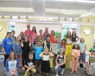 Neighbors | Alexis Bartolomucci.Children from Drama Camp at the Poland library wore their costumes and had a dress rehearsal on July 13 for the upcoming play.