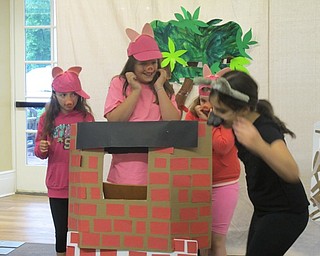 Neighbors | Alexis Bartolomucci.Children got in character for the dress rehearsal on July 13 at the Poland library during the Drama Camp program.