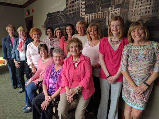 The 23rd annual Junior League of Youngstown Pink Ribbon Tea will take place at noon Aug. 21 in the Stambaugh Auditorium Ballroom, 1000 Fifth Ave. Doors will open at 11 a.m. The Pink Ribbon committee co-chairwomen are Pam Nock of Austintown and Susan Stewart of Boardman. Survivors attend for free. The tea was initiated in 1994 by Susan Berny and Annette Camacci. Breast-cancer survivors who would like to attend this year’s tea should call the league office at 330-743-3200 for an invitation. Cost for a guest is $20. RSVPs must be received by Aug. 7. Above, committee members, first row, from left, are Marylin Conti, Marjorie Erwine, Cathy Campana, Pam Nock, Susan Stewart and Toni Douglas. Second row, from left, are Mary Alice Boyd, Patti Edwards, Paige Rassega, Gretchen Backus, Dottie Nespeca Cerimele, Tara Mady and Suzanne Fleming.