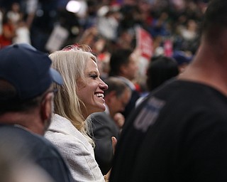 Kellyanne Conway greets supporters while President Donald J. Trump speaks at the Covelli Centre, Tuesday, July 25, 2017 in Youngstown...(Nikos Frazier | The Vindicator)