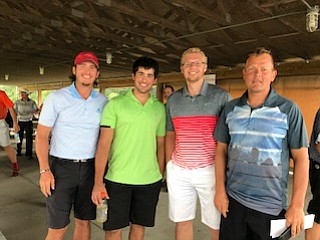 Winners of AIA Golf Outing: David Kilgore, Matt May, Jason Dickey, and Cody MacLean with a score of -21 under par. 