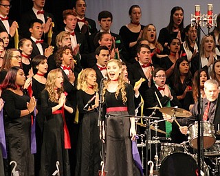 Neighbors | Abby Slanker.Canfield High School choir member Cara DeChurch performed a descant during an all-choir performance of “Jai Ho” during the school’s annual spring concert on May 25.