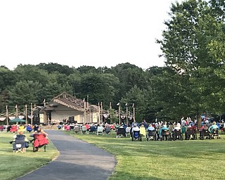Neighbors | Alexis Bartolomucci.Guests at Boardman Park watched the Wrangler Band play on June 29 at the Maag Outdoor Theater.