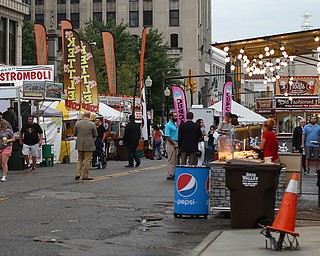 during the Greater Youngstown Italian Festival, Friday, August 4, 2017 in Downtown Youngstown...(Nikos Frazier | The Vindicator)