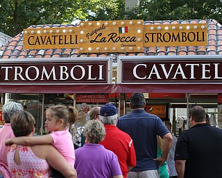 The early evening crowd during the Greater Youngstown Italian Festival, Saturday, August 5, 2017 in Downtown Youngstown...(Nikos Frazier | The Vindicator)