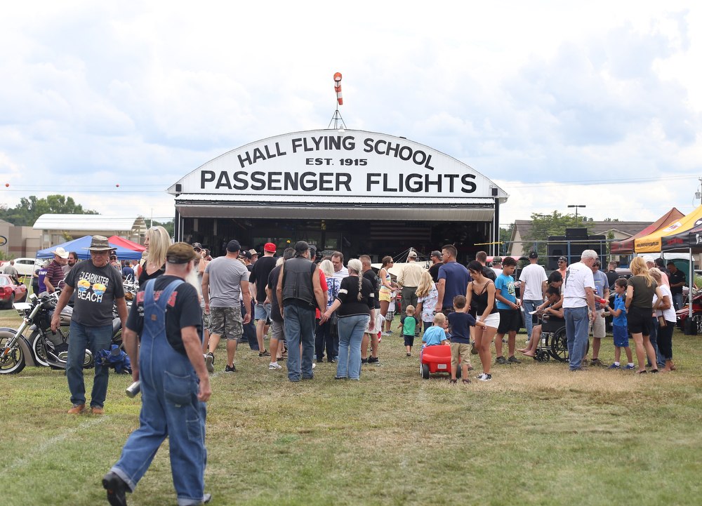 during the 5th Annual Wings and Wheels, Sunday, August 6, 2017 at Ernie Hall Aviation Museum in Warren...(Nikos Frazier | The Vindicator)