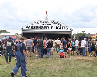 during the 5th Annual Wings and Wheels, Sunday, August 6, 2017 at Ernie Hall Aviation Museum in Warren...(Nikos Frazier | The Vindicator)