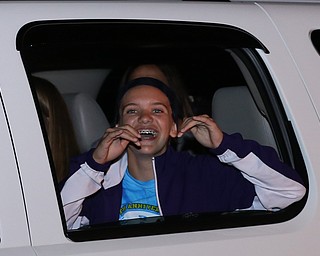 Big smiles from Connie Gougras as the Softball Little League World Series Champions return home, Sunday, August 6, 2017 in Poland...(Nikos Frazier | The Vindicator)
