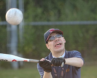ROBERT K. YOSAY | THE VINDICATOR.. The Adaptive Sports Program of Ohio - wheelchair softball - at the Covelli Centre parking lot