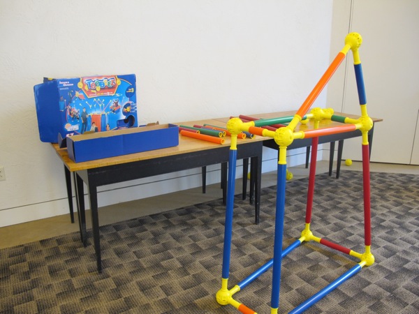 Neighbors | Alexis Bartolomucci.Toobeez were set up for children to make life size objects on July 8 at the Austintown library for the Life Size Building program.