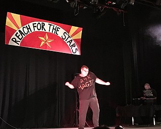 Neighbors | Alexis Bartolomucci.One of the talent show acts dressed up and danced to "24k Magic" by Bruno Mars for the Purple Cat Talent Show at the Youngstown Playhouse.