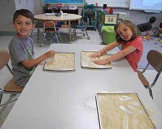 Neighbors | Alexis Bartolomucci.Children played with sand at Poland North Preschool during the Succes By 6 program sponsored by the United Way.