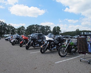 Neighbors | Alexis Bartolomucci.Motorcycles were lined up at Austintown Park on July 16 for the West Side Cats Annual Motorcycle Run.