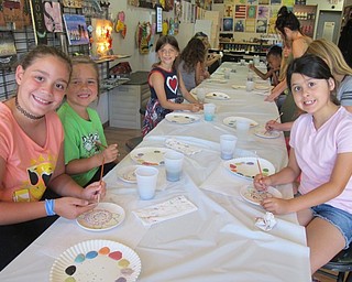 Neighbors | Alexis Bartolomucci.Children worked on their spotted turtle projects during the Wonderstruck Market's art camp on July 17 through the 20.
