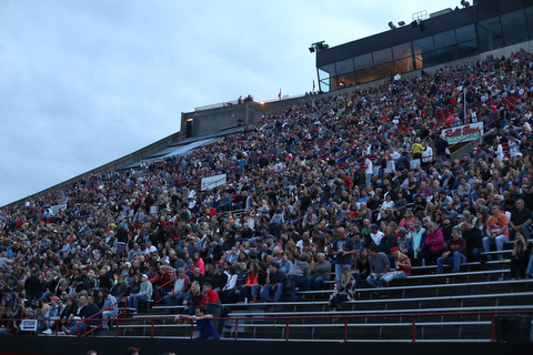 The Zac Brown Band performs, Thursday, August 24, 2017 at {during} in Youngstown...(Nikos Frazier | The Vindicator)