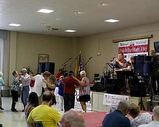 A polka band plays for the dance floor during the 9th annual Polish American heritage festival, Sunday, August 27, 2017, at St. Anne's catholic Church in Austintown...(Nikos Frazier | The Vindicator)