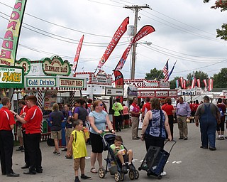 The afternoon crowd at the 171st Canfield Fair, Thursday, August 31, 2017, at the Canfield Fairgrounds in Canfield...(Nikos Frazier | The Vindicator)