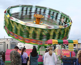 Rides at the 171st Canfield Fair, Thursday, August 31, 2017, at the Canfield Fairgrounds in Canfield...(Nikos Frazier | The Vindicator)