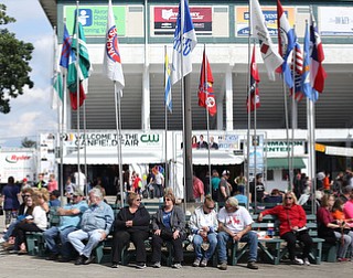 The crowd at the 171st Canfield Fair, Sunday, Sept. 3, 2017, at the Canfield Fairgrounds in Canfield...(Nikos Frazier | The Vindicator)
