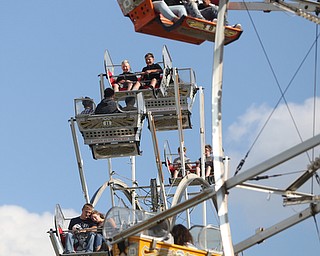 Ferris Wheels at the 171st Canfield Fair, Sunday, Sept. 3, 2017, at the Canfield Fairgrounds in Canfield...(Nikos Frazier | The Vindicator)