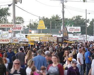 The crowd at the 171st Canfield Fair, Sunday, Sept. 3, 2017, at the Canfield Fairgrounds in Canfield...(Nikos Frazier | The Vindicator)