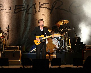 John Mellencamp performs during the Canfield Fair on Sunday night.  Dustin Livesay  |  The Vindicator  9/3/17  Canfield